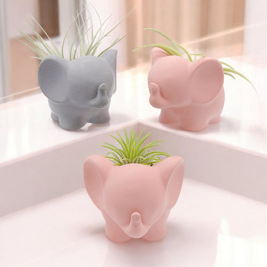 Ella the Elephant Airplant Pot