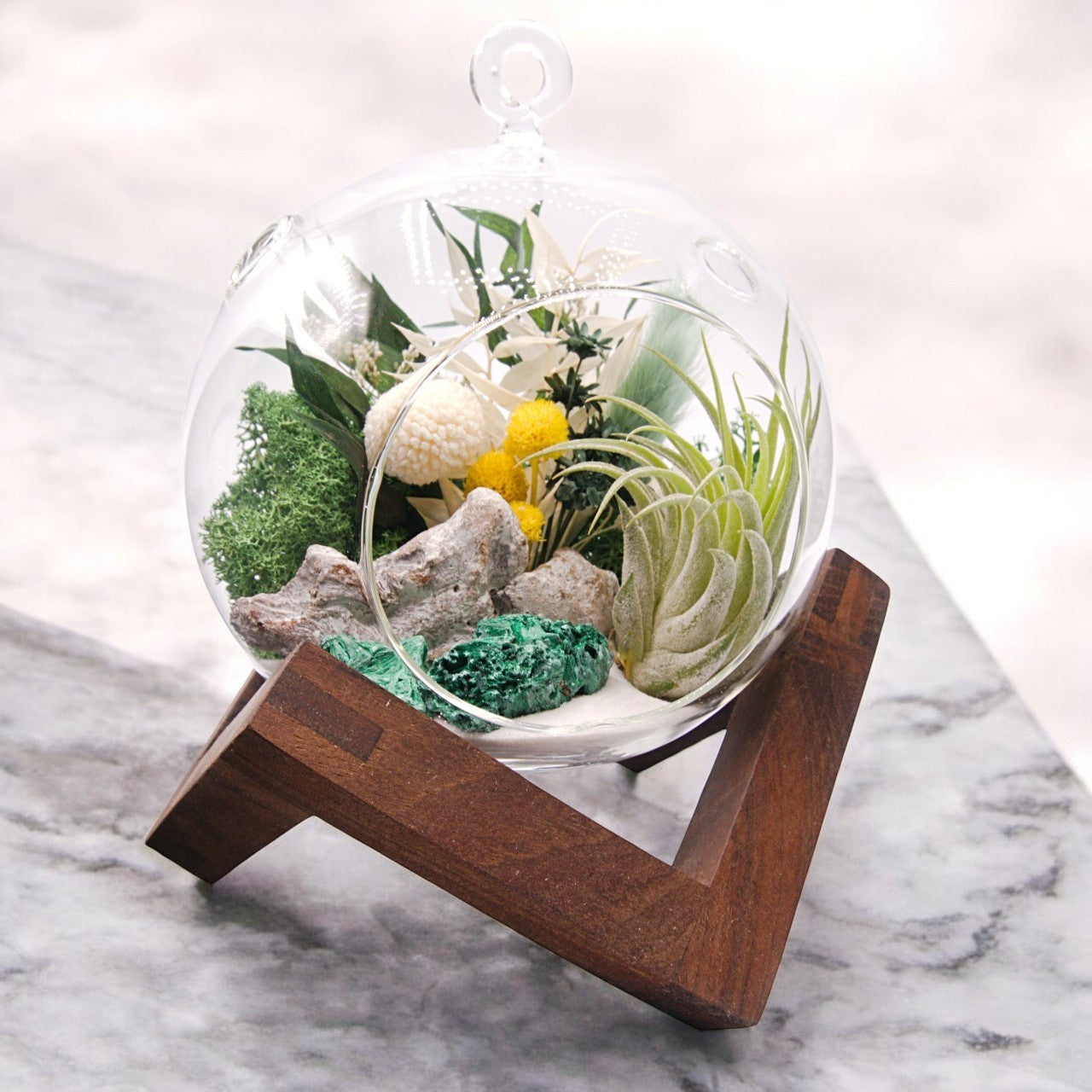 Bubble Airplant Terrarium Medium - Malachite Crystal