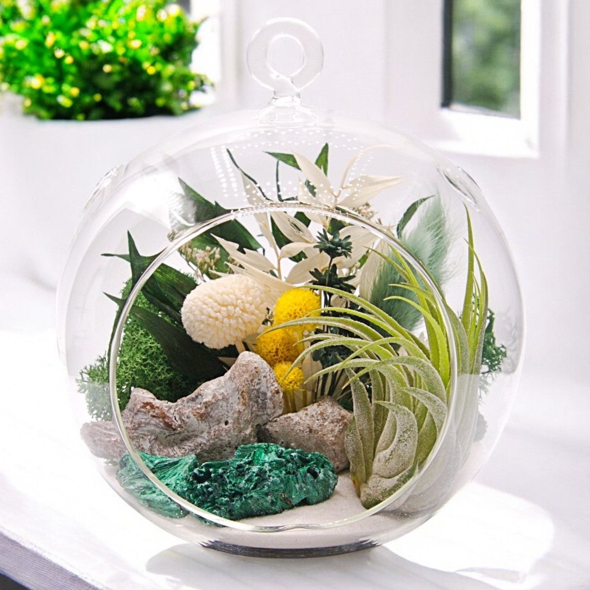 Bubble Airplant Terrarium Medium - Malachite Crystal