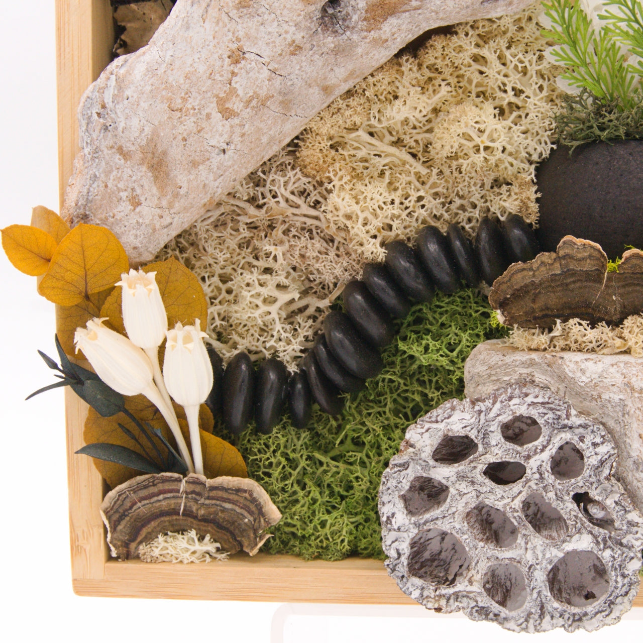 Cadre paysage en mousse